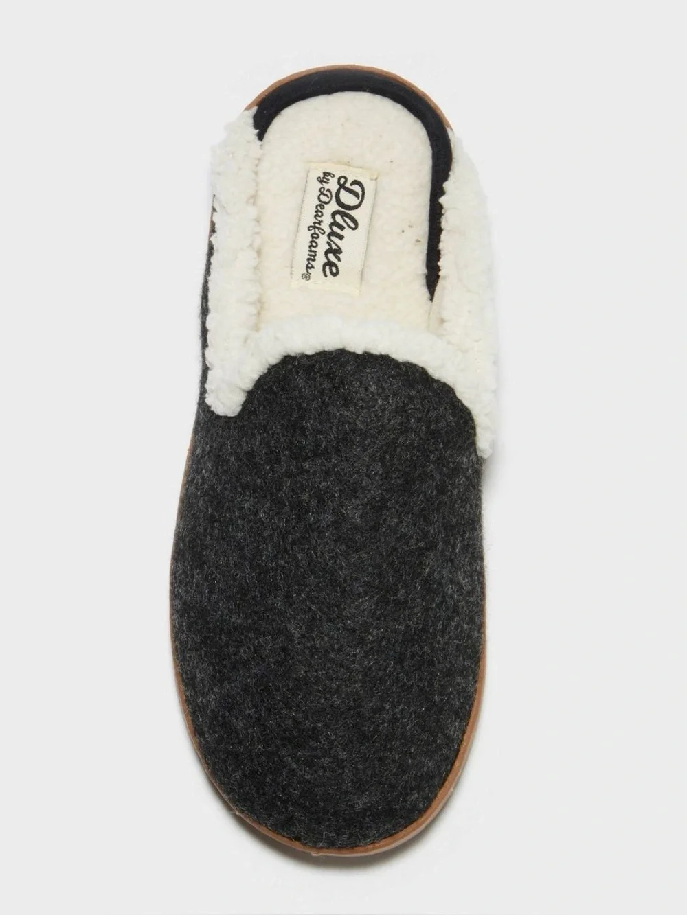 Dluxe by dearfoams Women's Maci Felted Scuff Slippers Size S